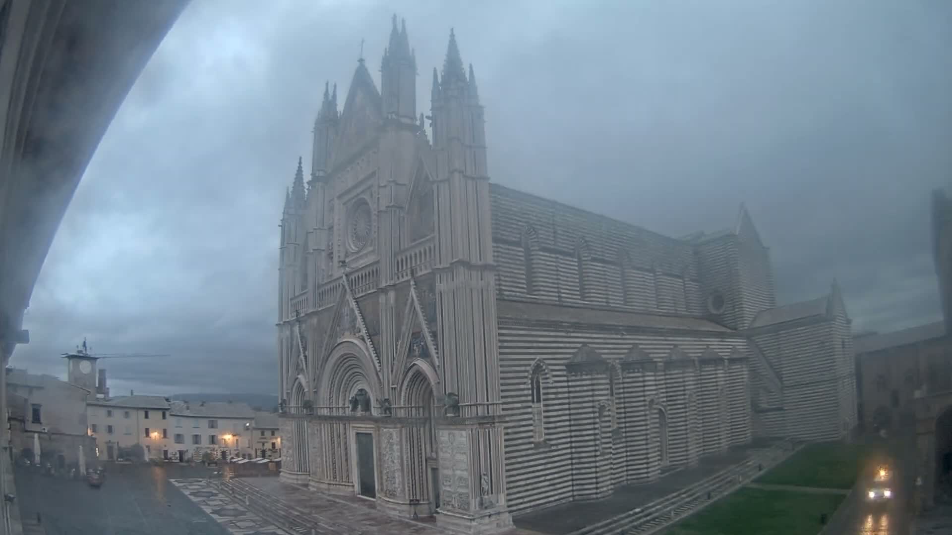 Orvieto Cathedral  Piazza Duomo Square Live Cam - Terni, Umbria, Italy