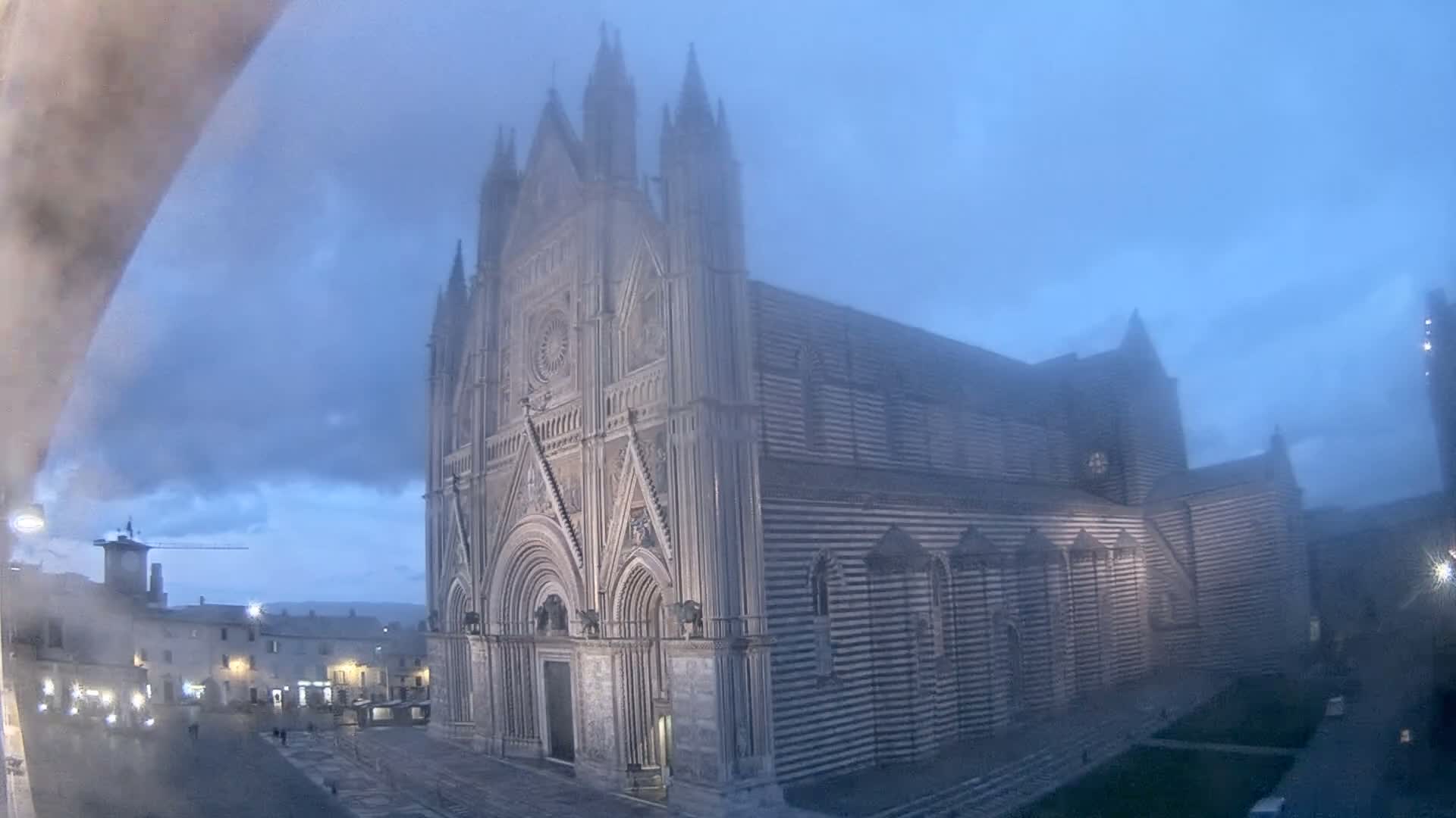 Orvieto Cathedral  Piazza Duomo Square Live Cam - Terni, Umbria, Italy