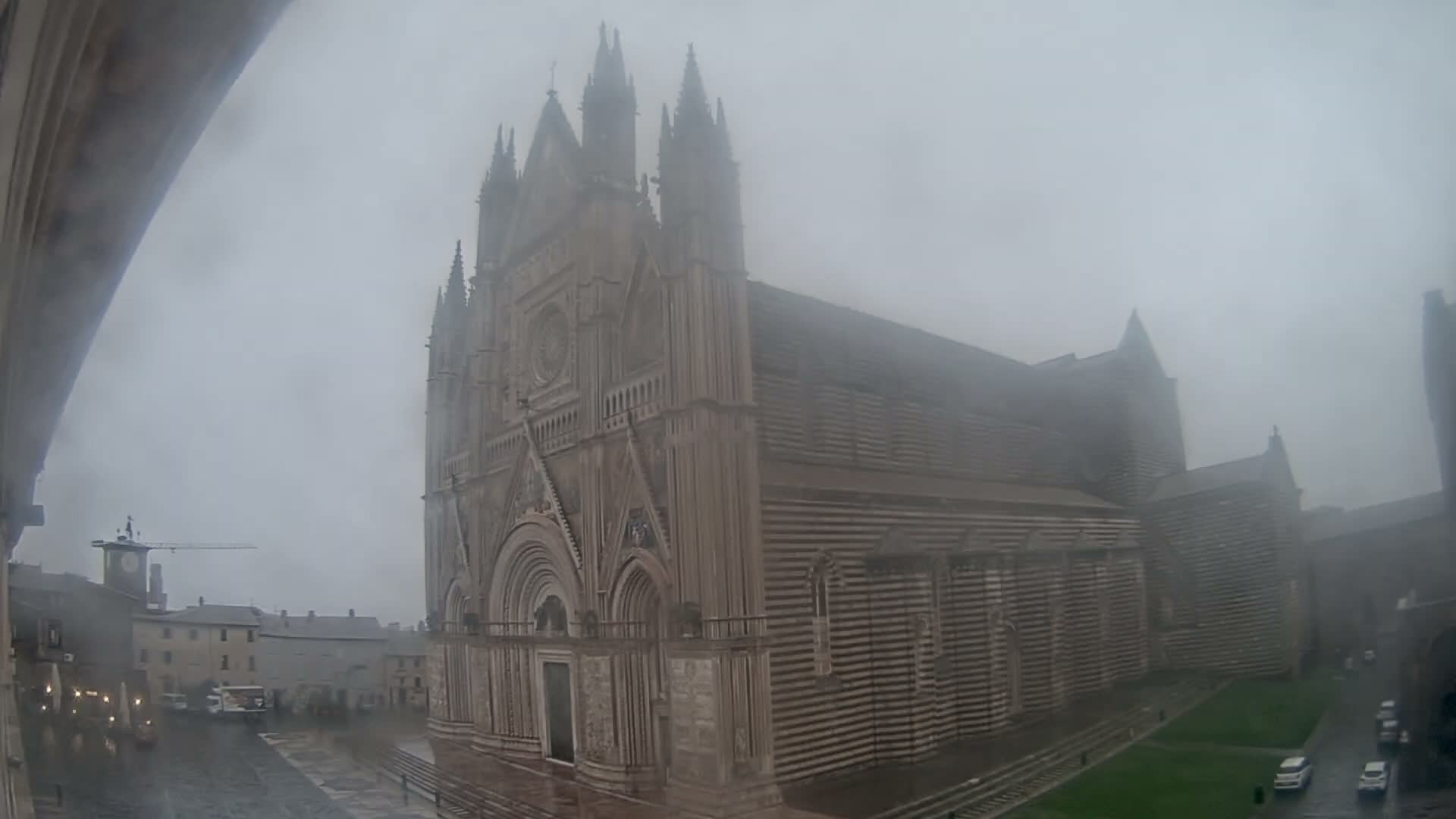 Orvieto Cathedral  Piazza Duomo Square Live Cam - Terni, Umbria, Italy