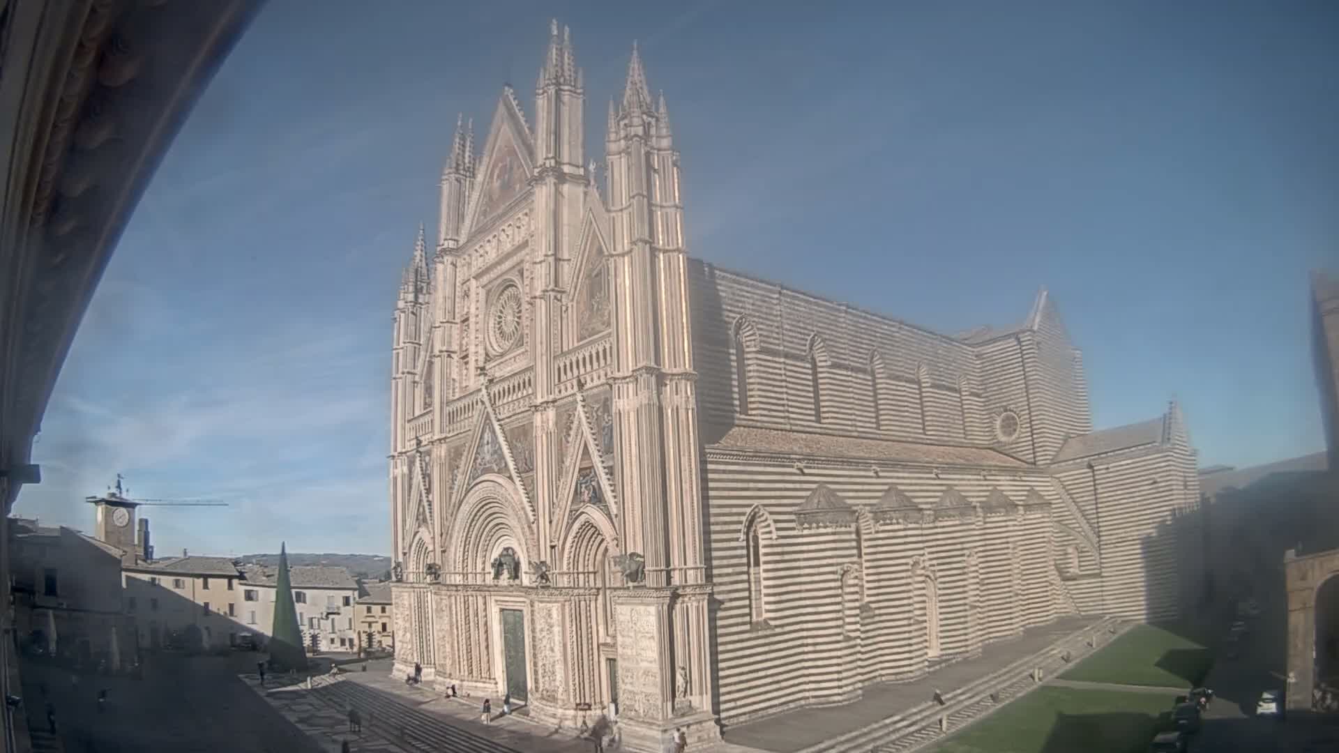 Orvieto Cathedral  Piazza Duomo Square Live Cam - Terni, Umbria, Italy