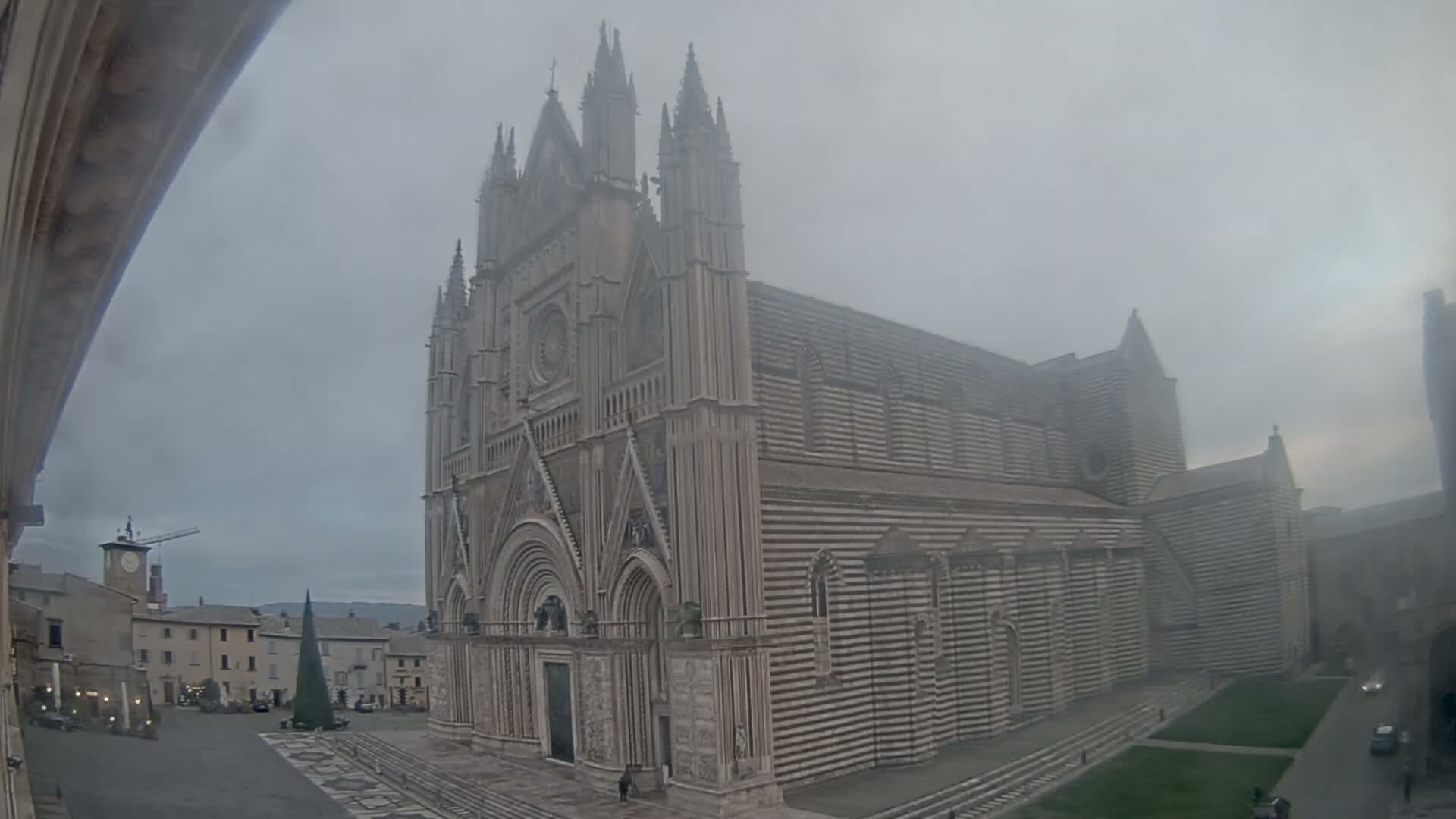 Orvieto Cathedral  Piazza Duomo Square Live Cam - Terni, Umbria, Italy
