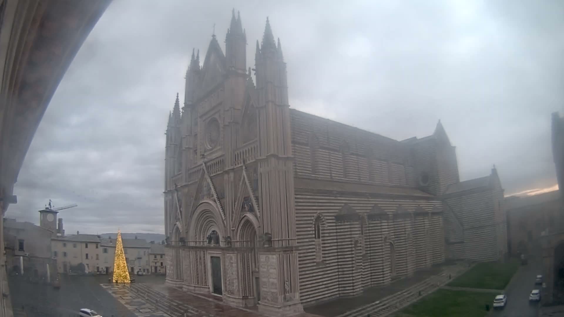 Orvieto Cathedral  Piazza Duomo Square Live Cam - Terni, Umbria, Italy