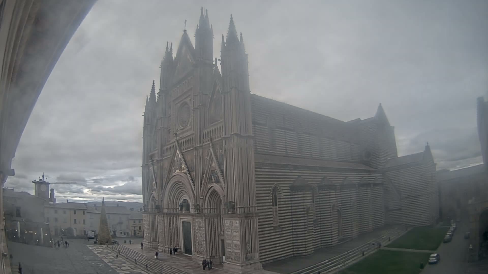 Orvieto Cathedral  Piazza Duomo Square Live Cam - Terni, Umbria, Italy