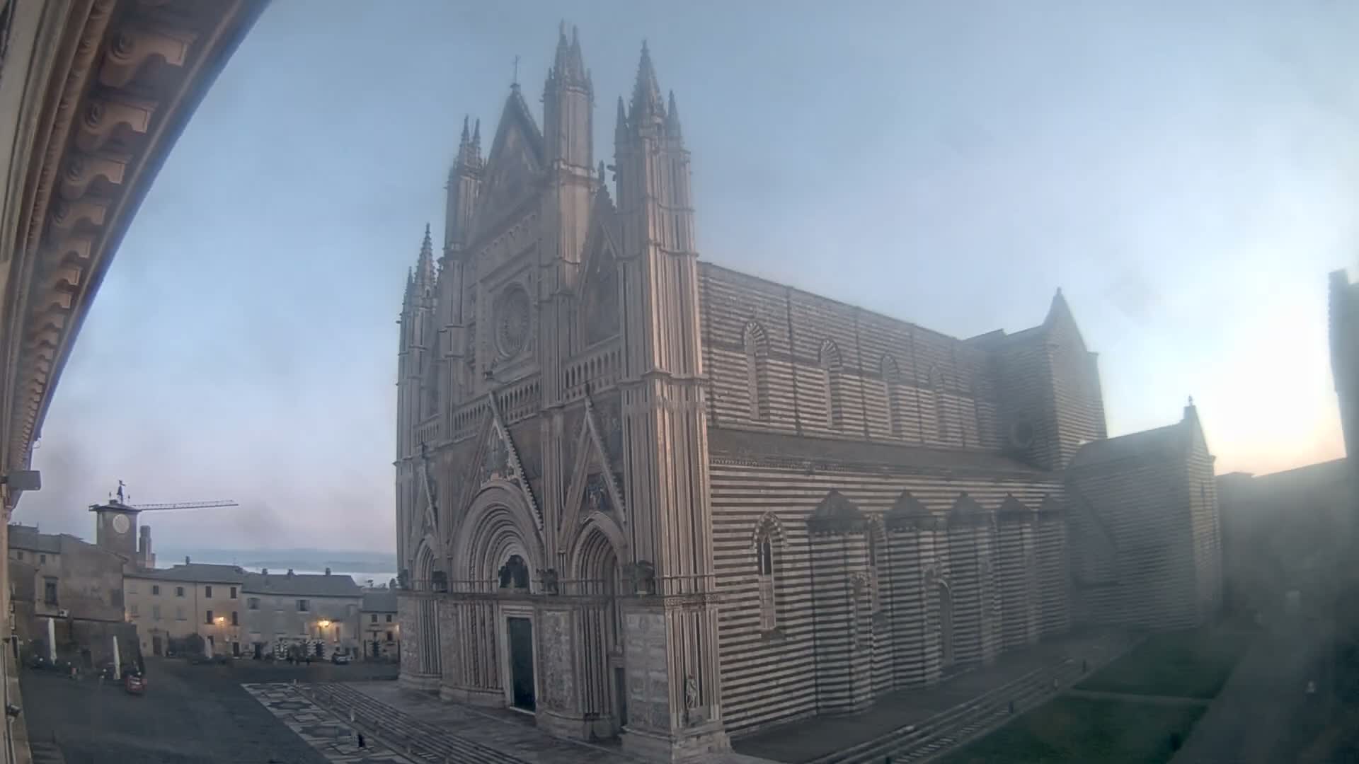 Orvieto Cathedral  Piazza Duomo Square Live Cam - Terni, Umbria, Italy
