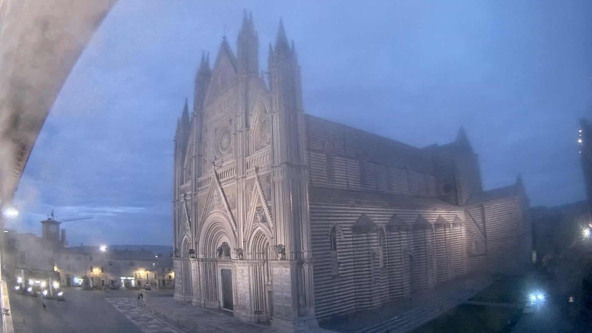 Orvieto Cathedral  Piazza Duomo Square Live Cam - Terni, Umbria, Italy
