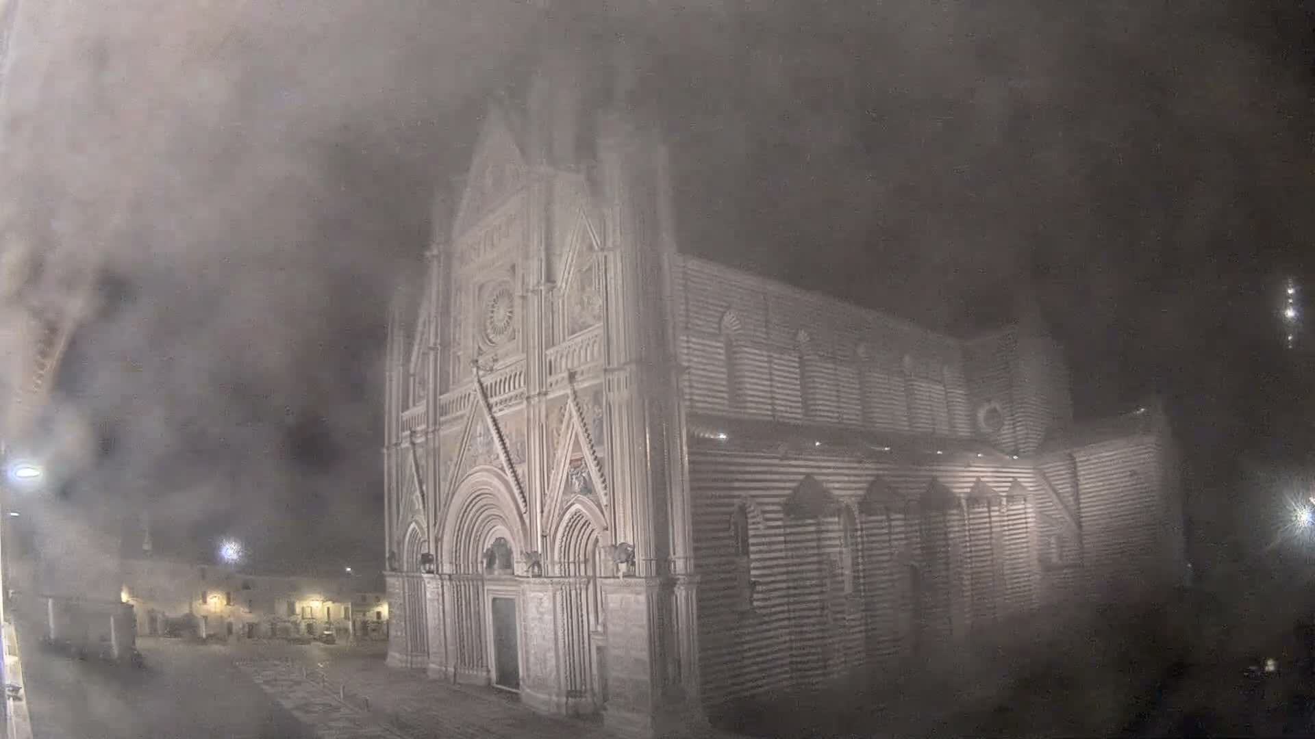 Orvieto Cathedral  Piazza Duomo Square Live Cam - Terni, Umbria, Italy