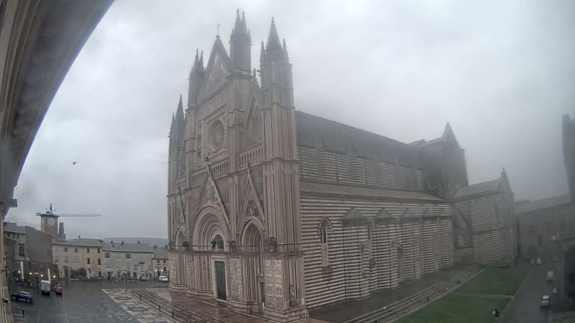 Orvieto Cathedral  Piazza Duomo Square Live Cam - Terni, Umbria, Italy