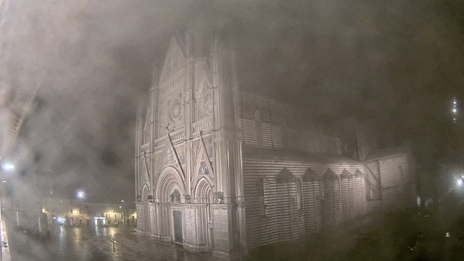 Orvieto Cathedral  Piazza Duomo Square Live Cam - Terni, Umbria, Italy