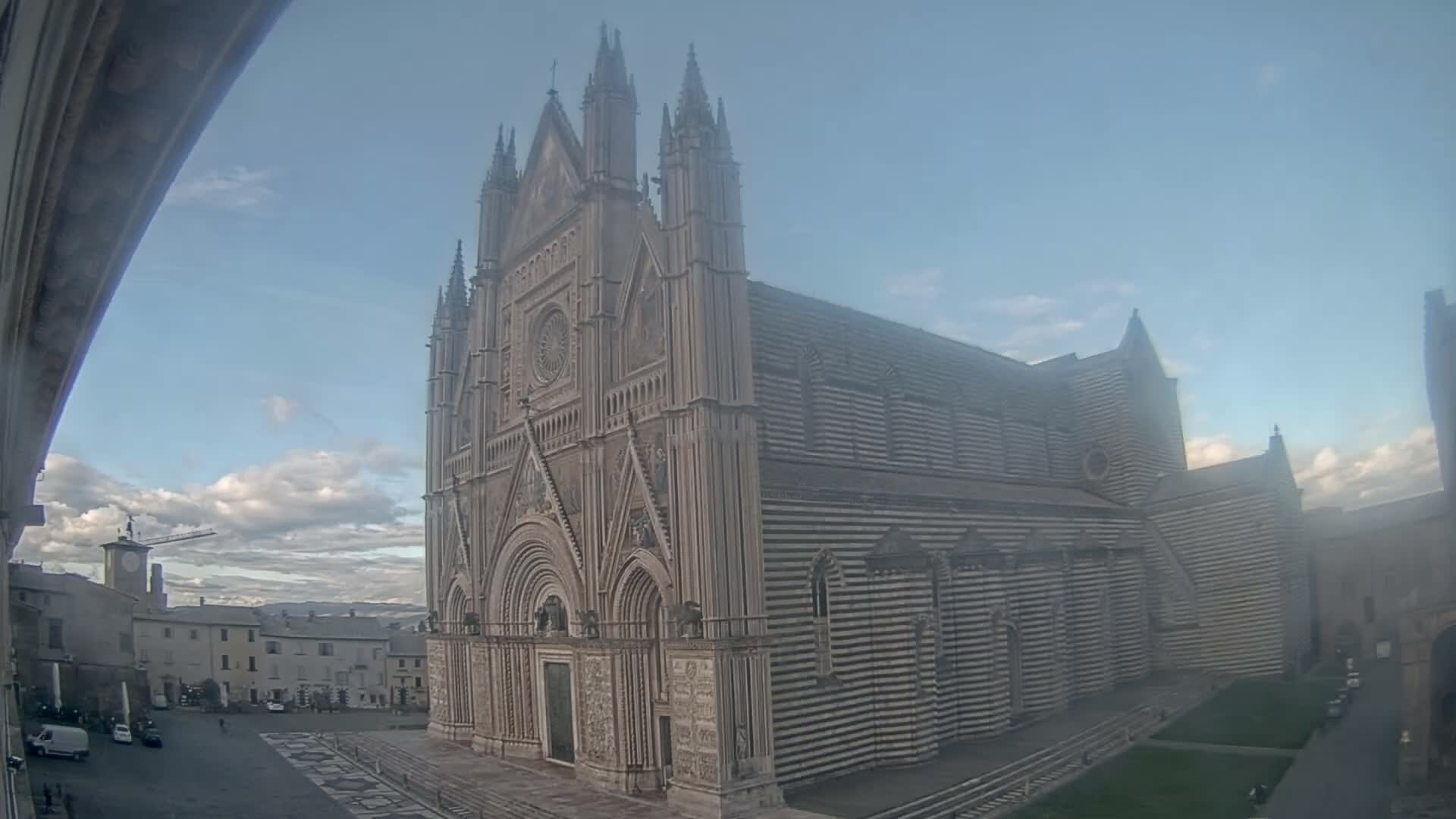 Orvieto Cathedral  Piazza Duomo Square Live Cam - Terni, Umbria, Italy