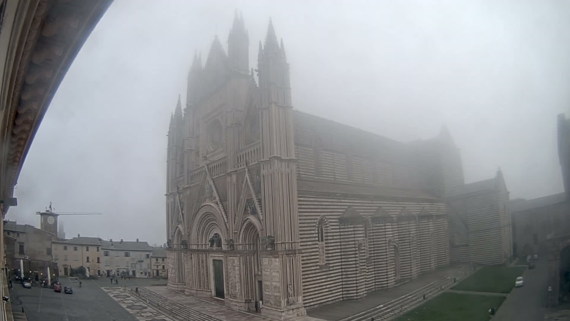Orvieto Cathedral  Piazza Duomo Square Live Cam - Terni, Umbria, Italy