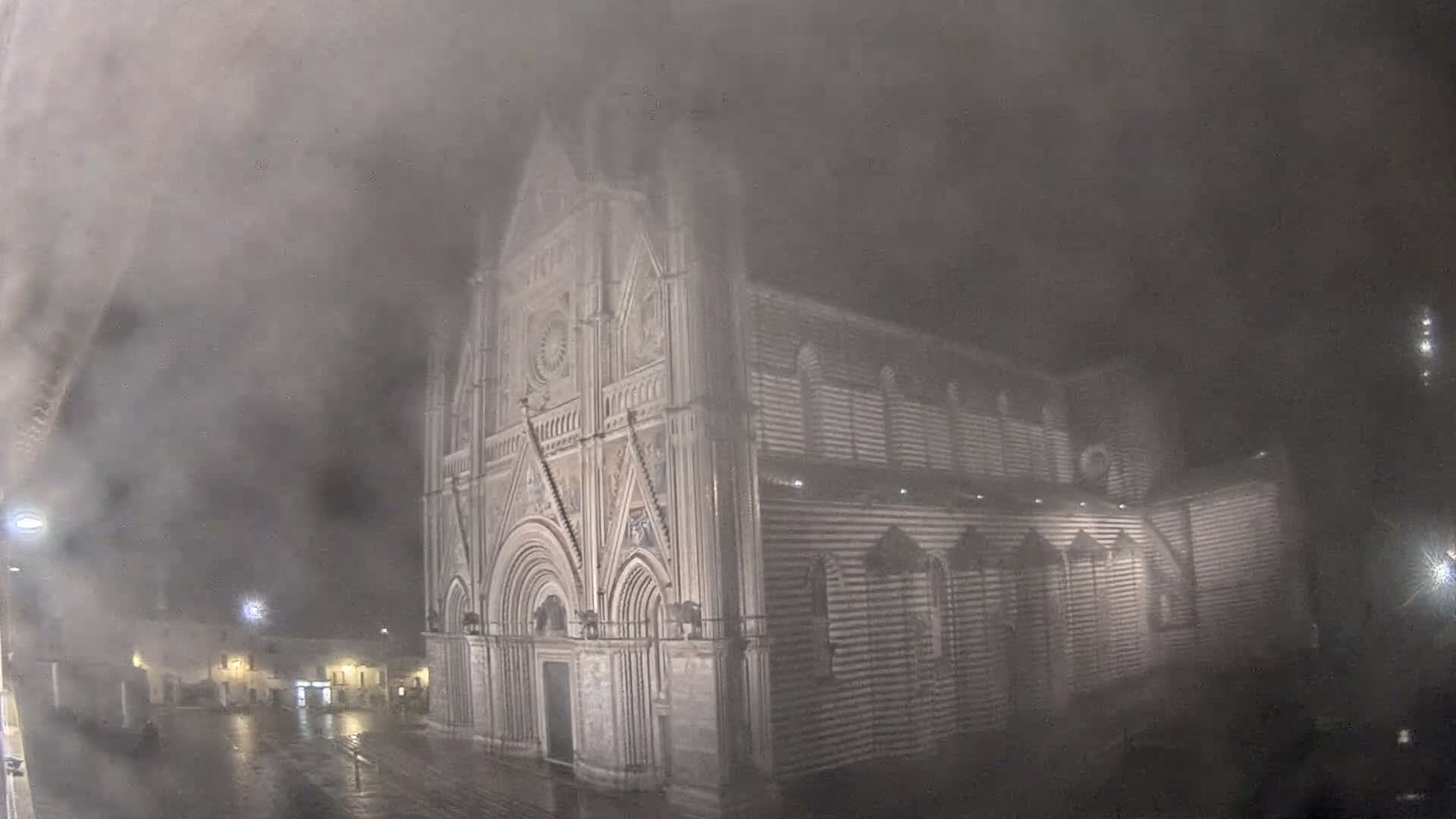 Orvieto Cathedral  Piazza Duomo Square Live Cam - Terni, Umbria, Italy