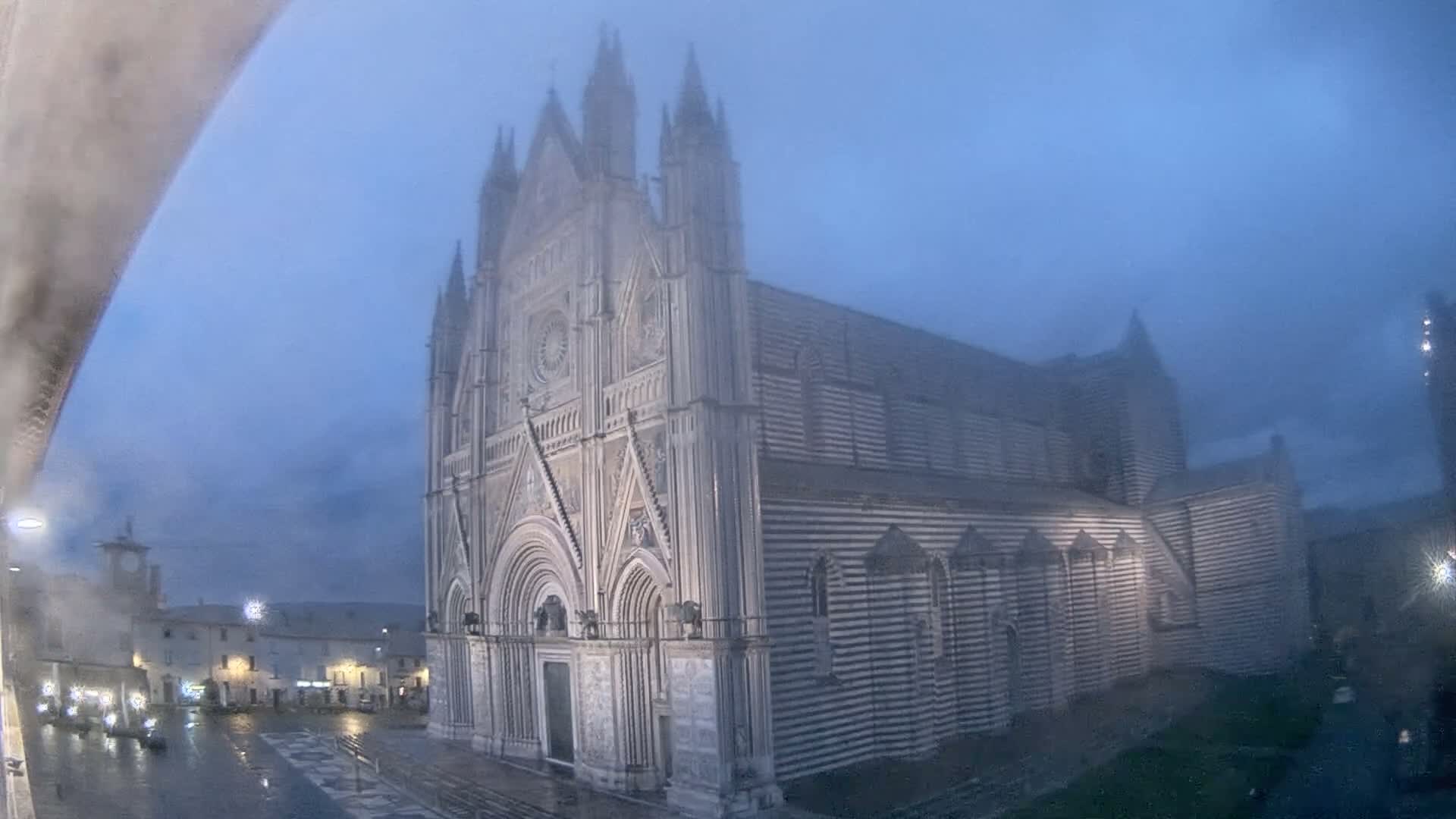 Orvieto Cathedral  Piazza Duomo Square Live Cam - Terni, Umbria, Italy