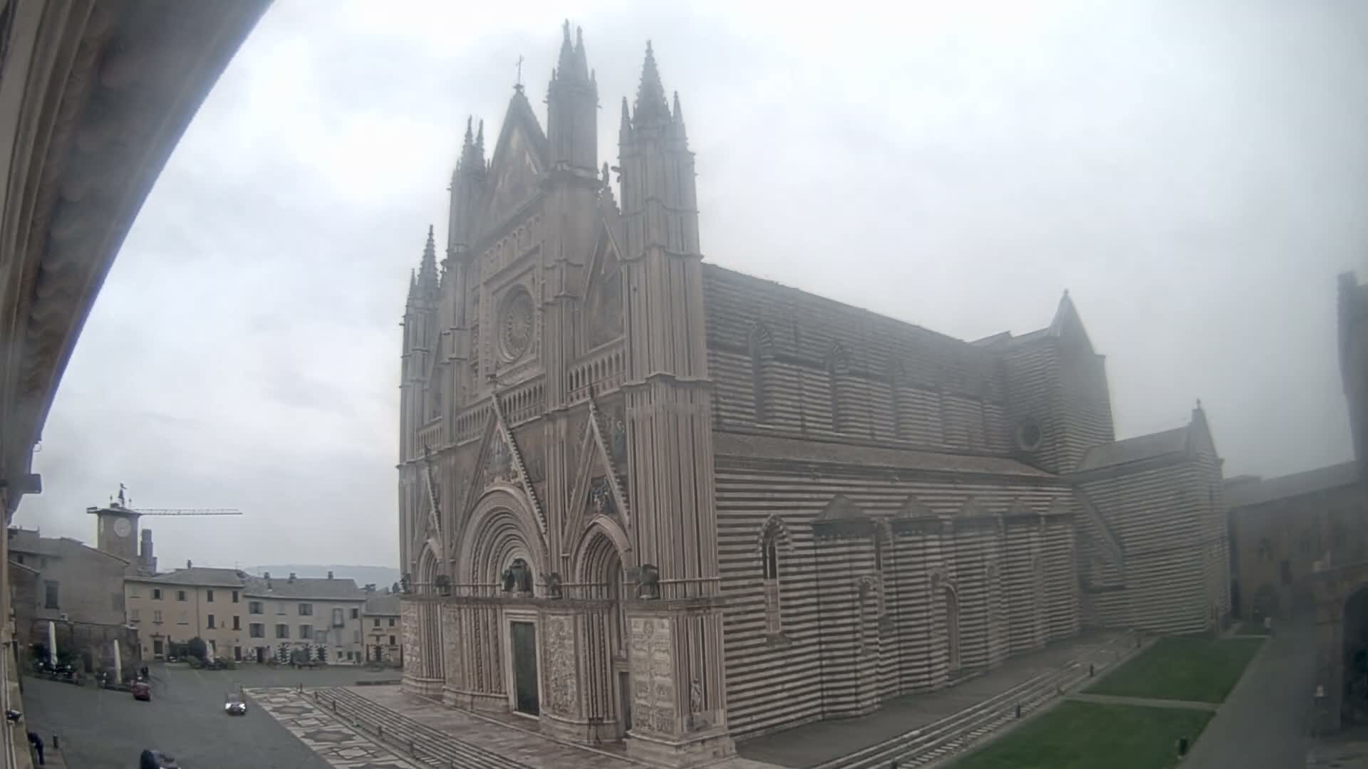 Orvieto Cathedral  Piazza Duomo Square Live Cam - Terni, Umbria, Italy