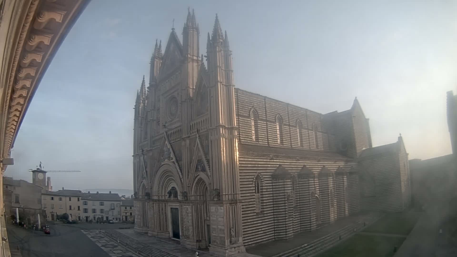 Orvieto Cathedral  Piazza Duomo Square Live Cam - Terni, Umbria, Italy