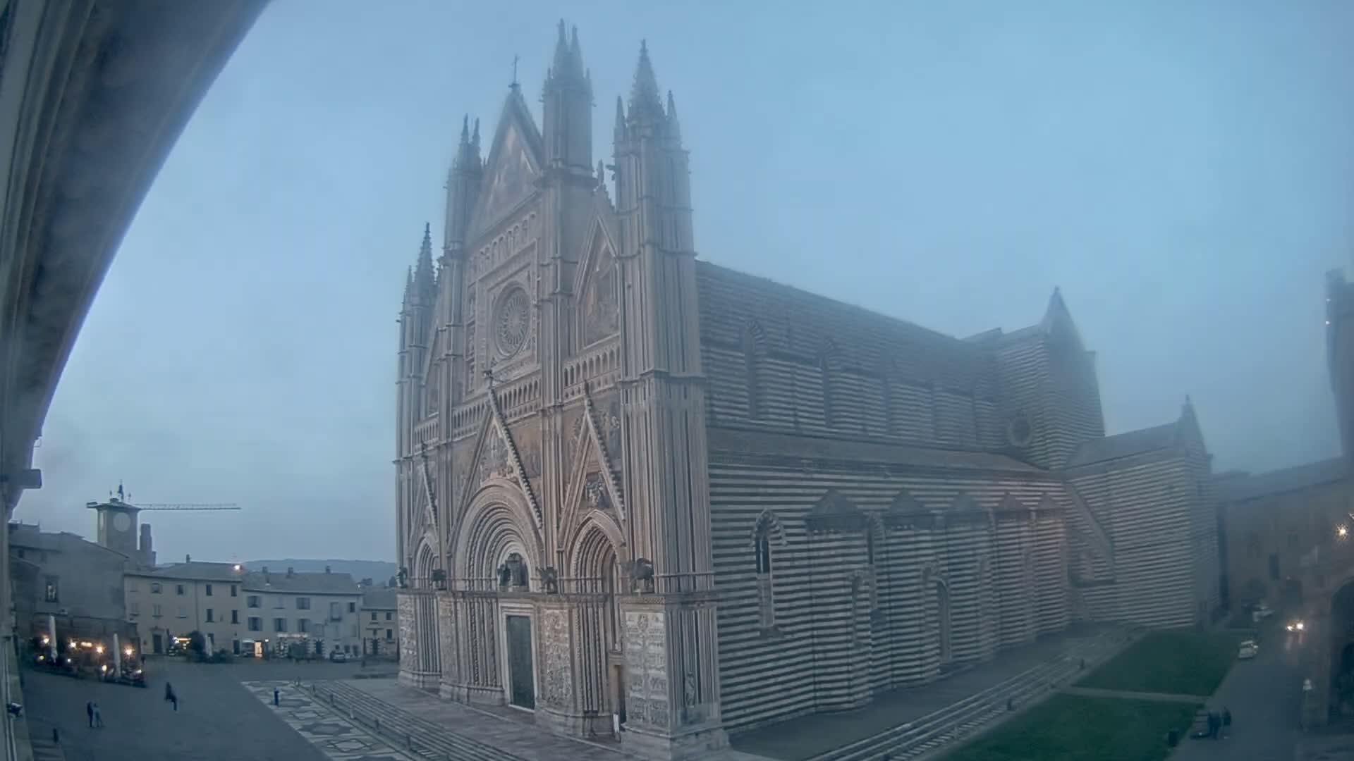 Orvieto Cathedral  Piazza Duomo Square Live Cam - Terni, Umbria, Italy