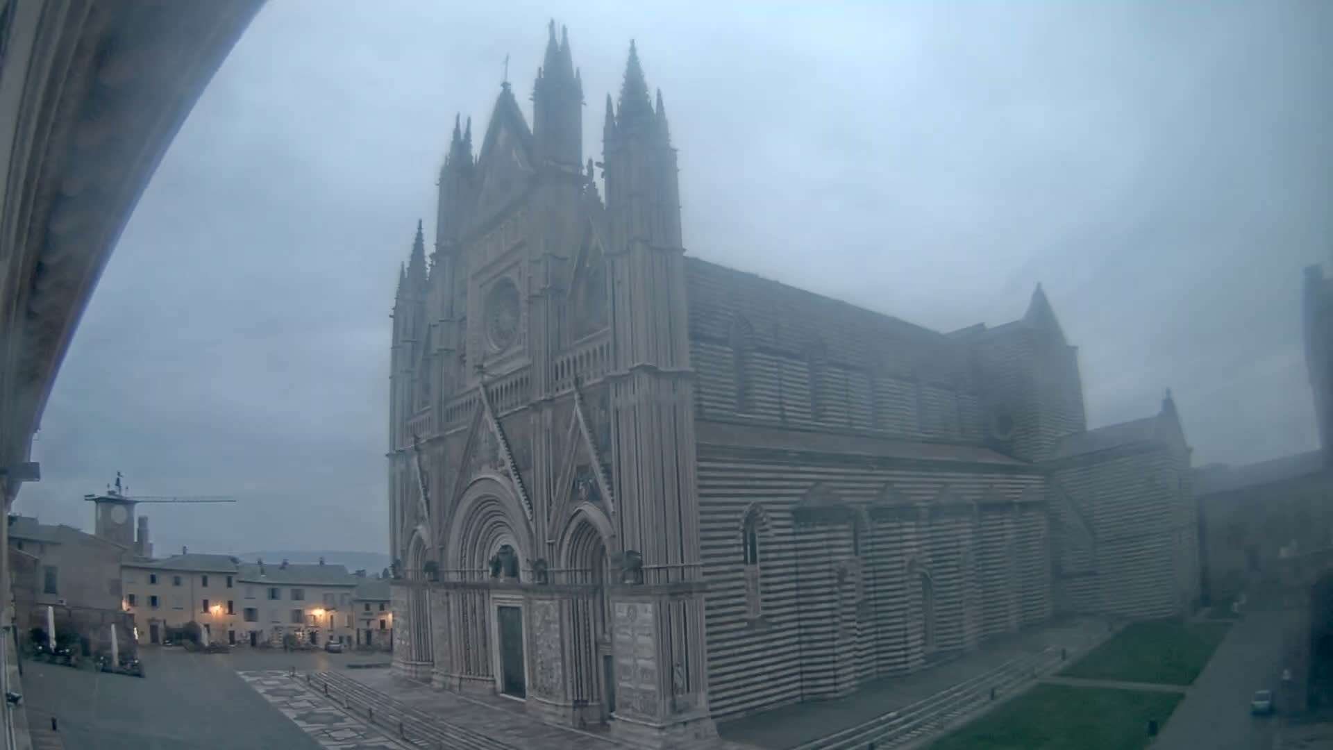 Orvieto Cathedral  Piazza Duomo Square Live Cam - Terni, Umbria, Italy