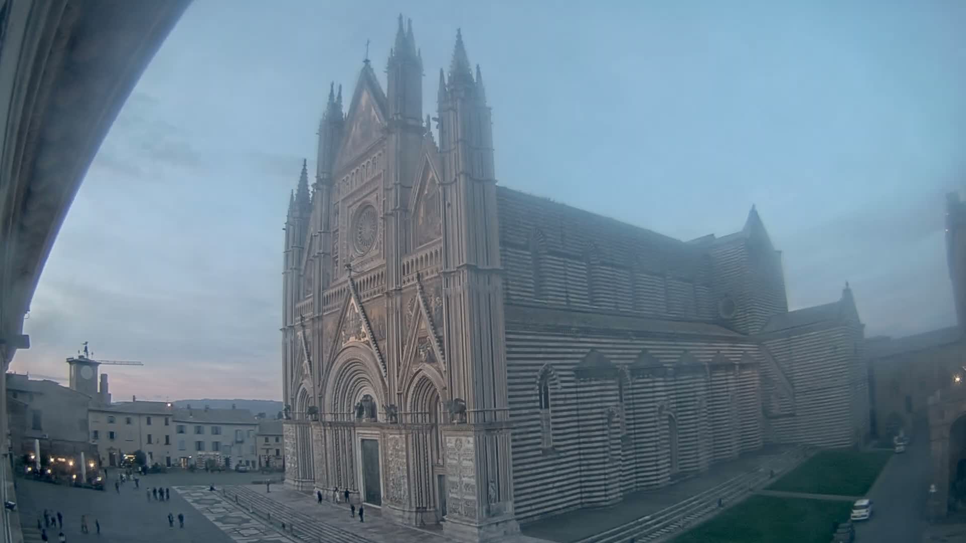 Orvieto Cathedral  Piazza Duomo Square Live Cam - Terni, Umbria, Italy