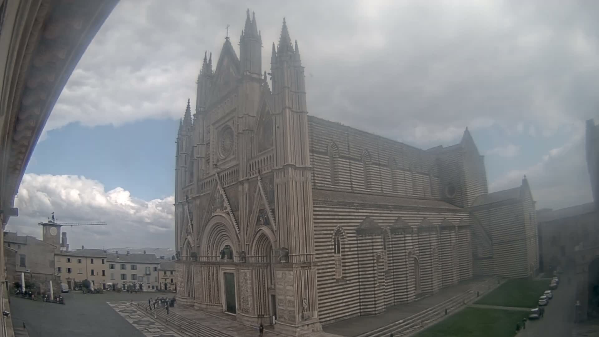 Orvieto Cathedral  Piazza Duomo Square Live Cam - Terni, Umbria, Italy