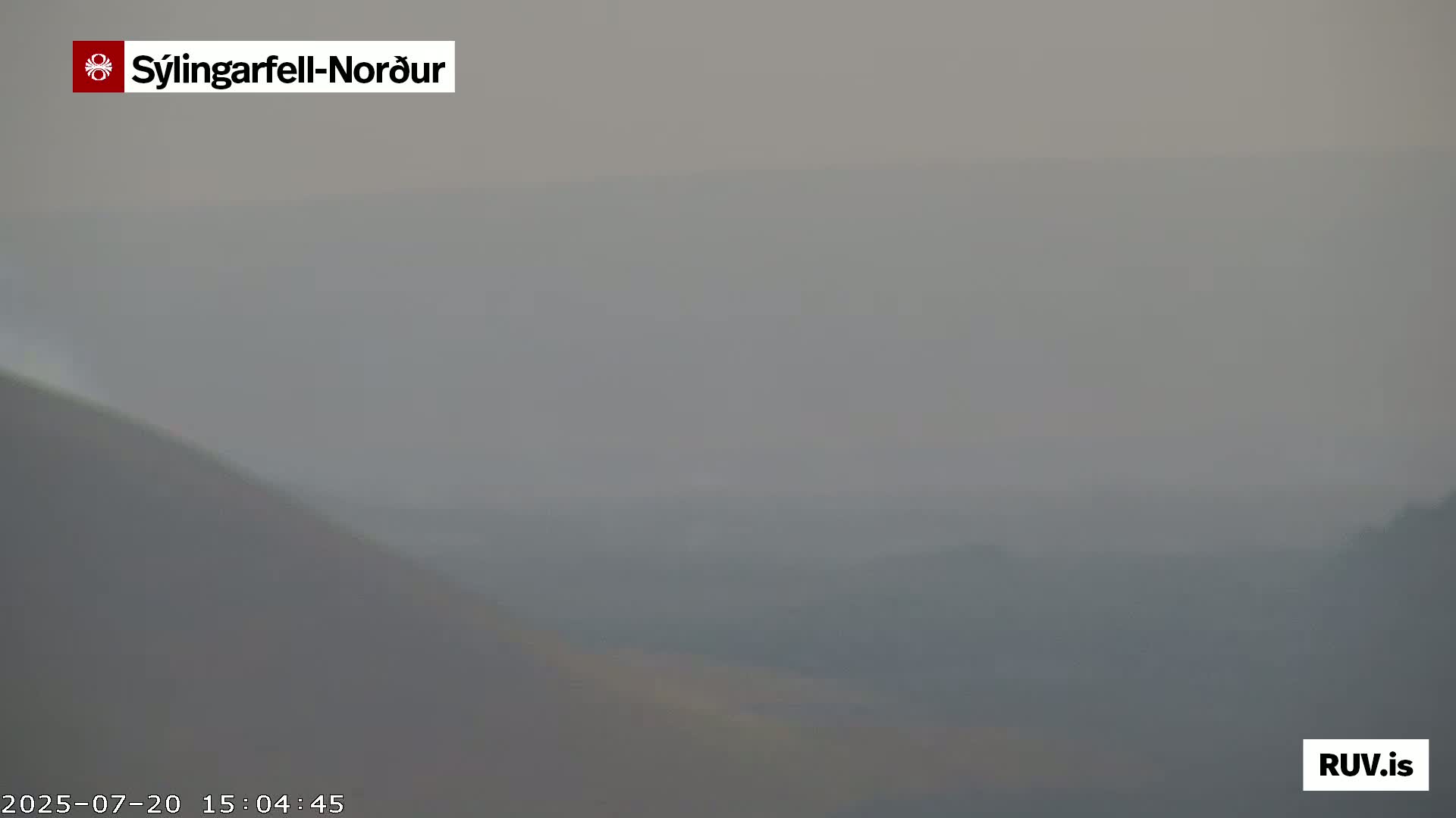 Sýlingarfell Tuya Volcano towards North PTZ Live Cam - Grindavik, Grindavikurbaer (Grindavíkurbær), Southern Peninsula (Suðurnes), Iceland