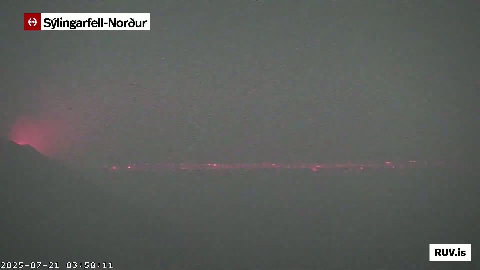 Sýlingarfell Tuya Volcano towards North PTZ Live Cam - Grindavik, Grindavikurbaer (Grindavíkurbær), Southern Peninsula (Suðurnes), Iceland