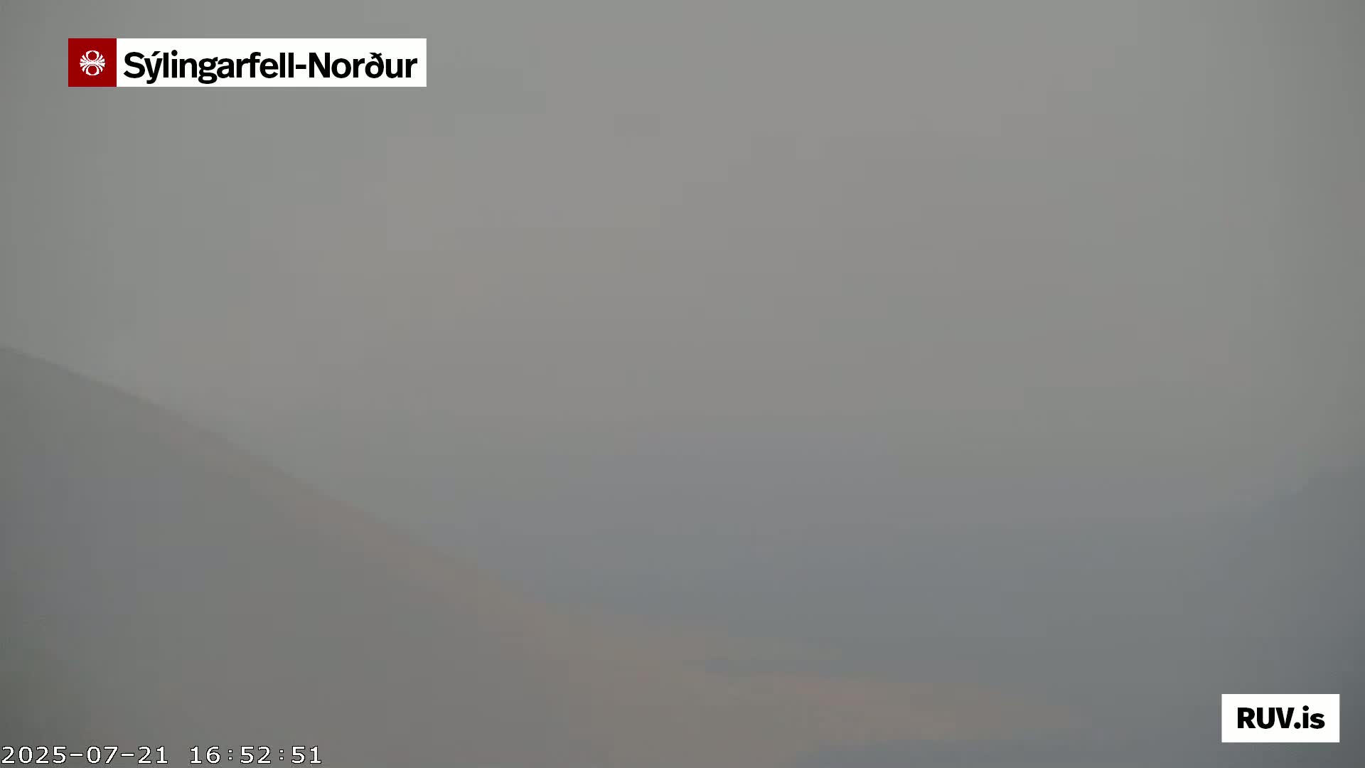 Sýlingarfell Tuya Volcano towards North PTZ Live Cam - Grindavik, Grindavikurbaer (Grindavíkurbær), Southern Peninsula (Suðurnes), Iceland