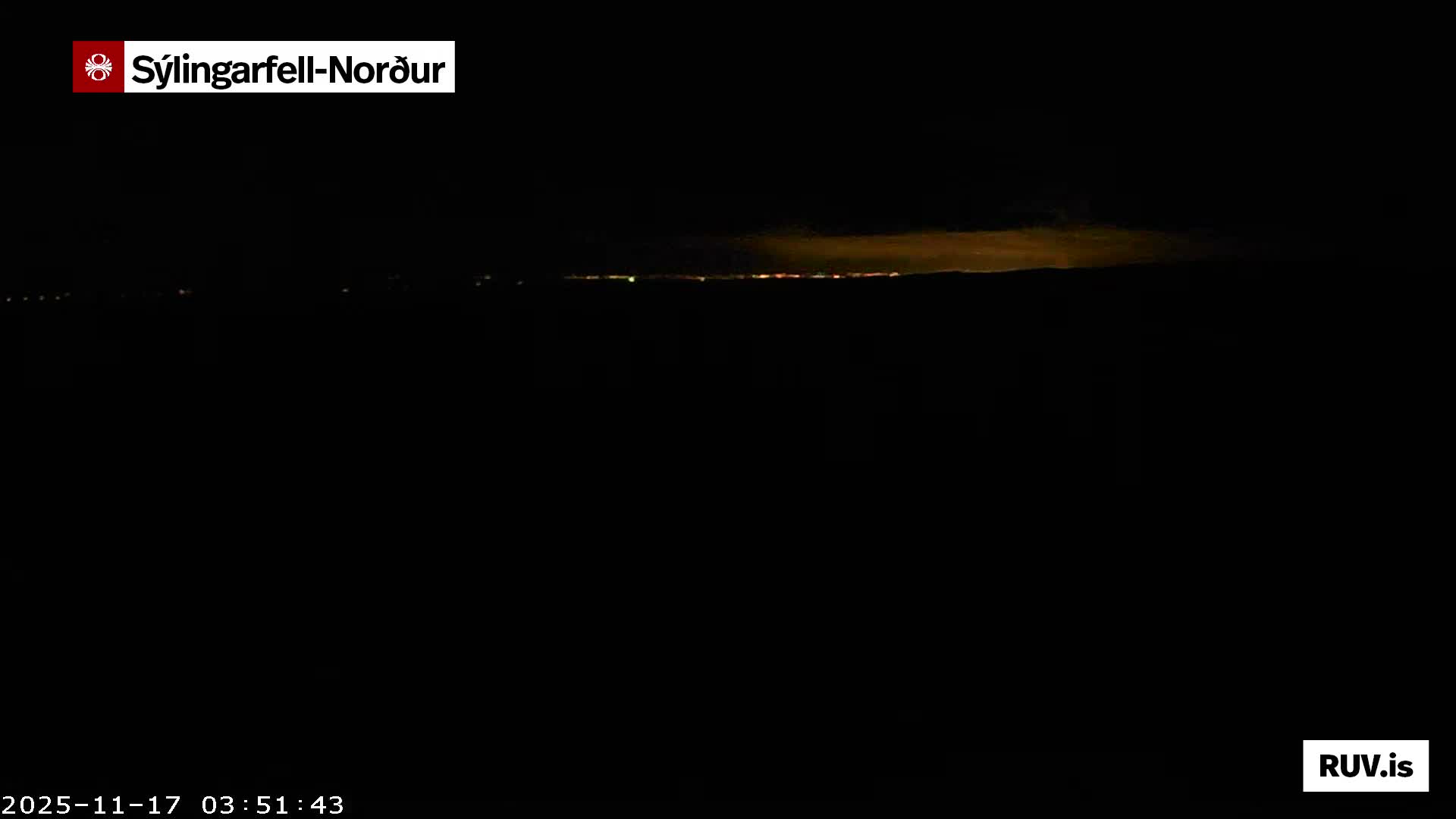 Sýlingarfell Tuya Volcano towards North PTZ Live Cam - Grindavik, Grindavikurbaer (Grindavíkurbær), Southern Peninsula (Suðurnes), Iceland