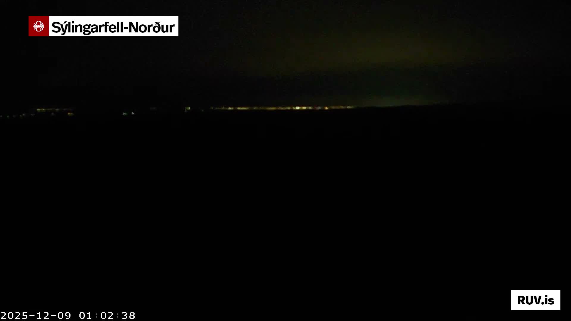 Sýlingarfell Tuya Volcano towards North PTZ Live Cam - Grindavik, Grindavikurbaer (Grindavíkurbær), Southern Peninsula (Suðurnes), Iceland