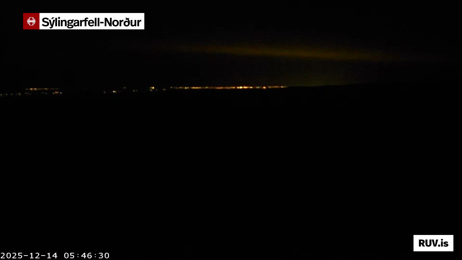 Sýlingarfell Tuya Volcano towards North PTZ Live Cam - Grindavik, Grindavikurbaer (Grindavíkurbær), Southern Peninsula (Suðurnes), Iceland