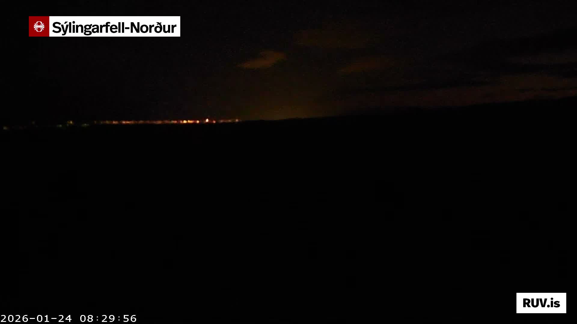 Sýlingarfell Tuya Volcano towards North PTZ Live Cam - Grindavik, Grindavikurbaer (Grindavíkurbær), Southern Peninsula (Suðurnes), Iceland