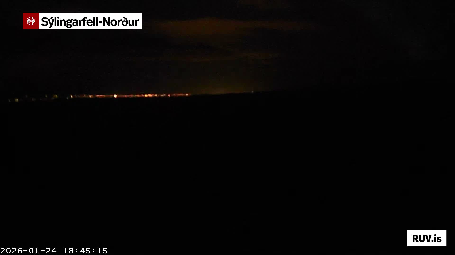 Sýlingarfell Tuya Volcano towards North PTZ Live Cam - Grindavik, Grindavikurbaer (Grindavíkurbær), Southern Peninsula (Suðurnes), Iceland