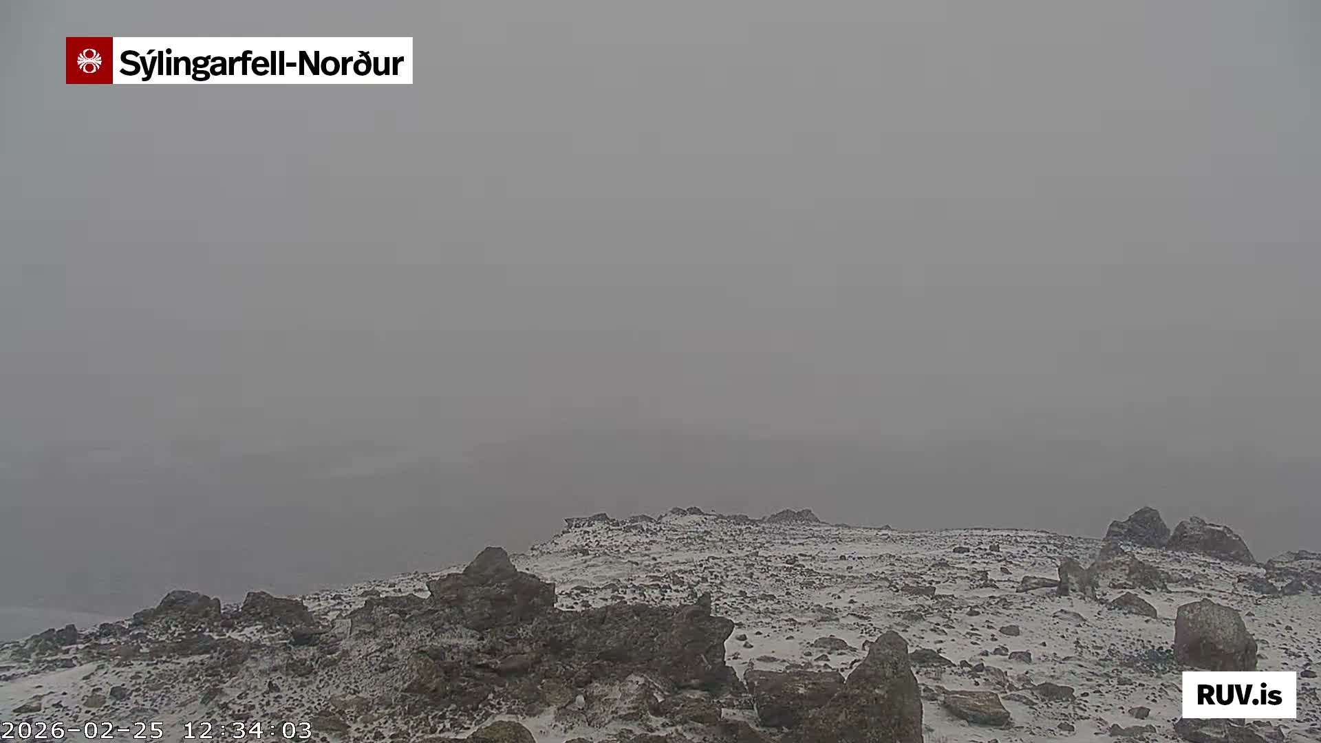Sýlingarfell Tuya Volcano towards North PTZ Live Cam - Grindavik, Grindavikurbaer (Grindavíkurbær), Southern Peninsula (Suðurnes), Iceland