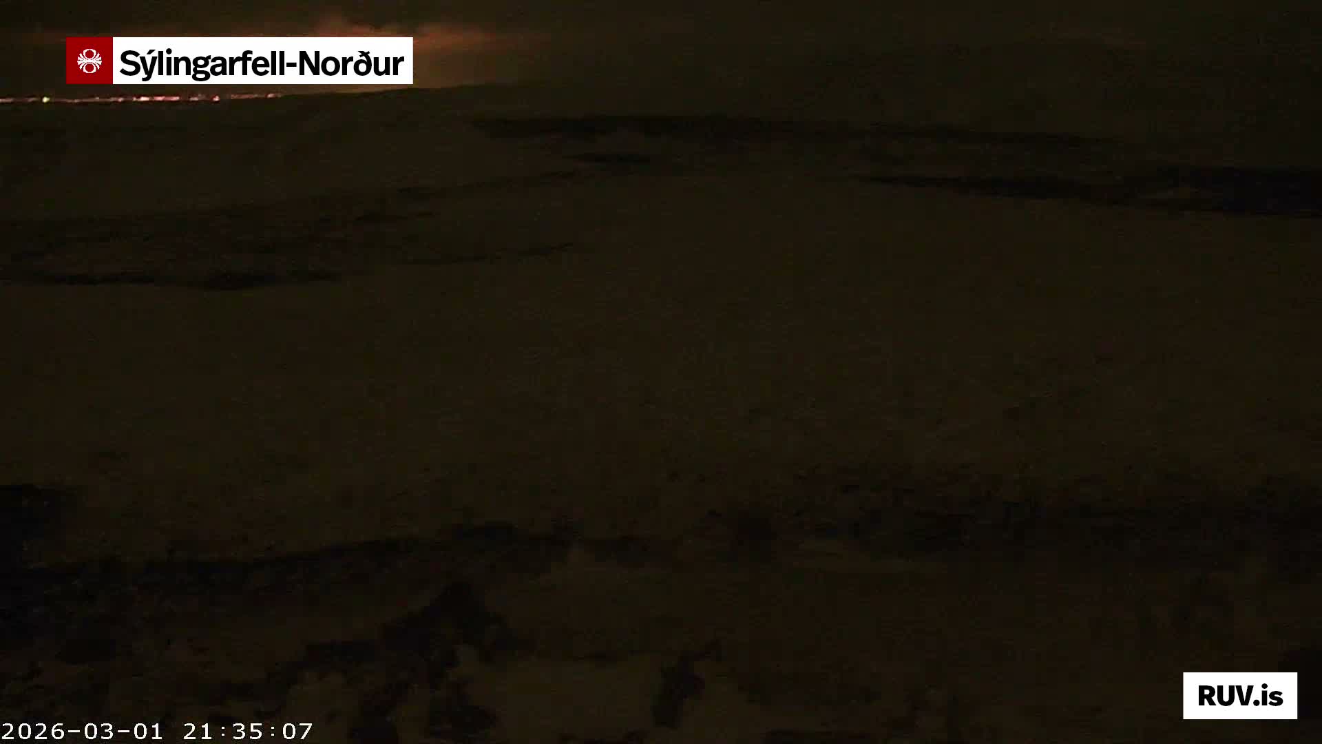 Sýlingarfell Tuya Volcano towards North PTZ Live Cam - Grindavik, Grindavikurbaer (Grindavíkurbær), Southern Peninsula (Suðurnes), Iceland