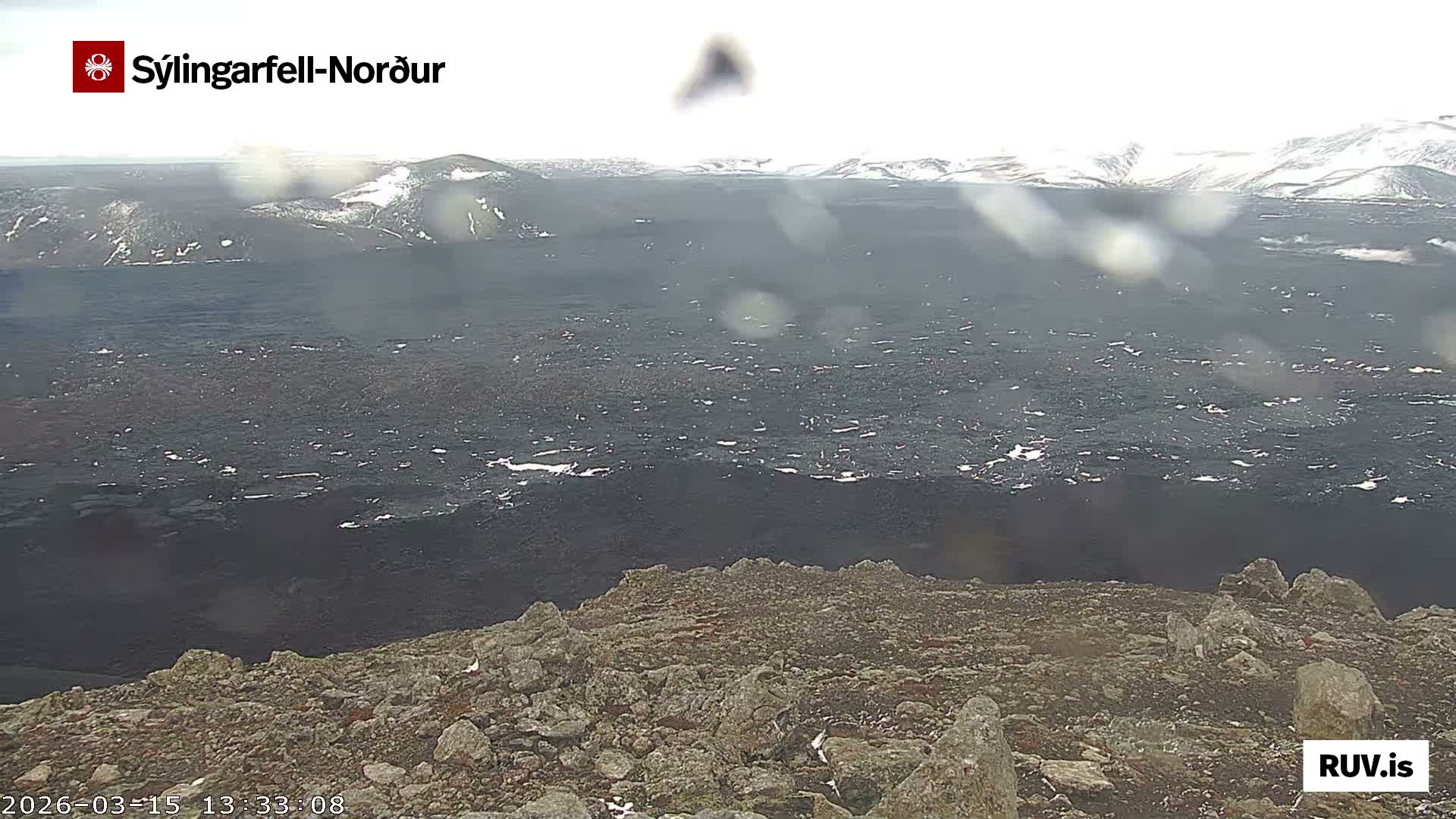 Sýlingarfell Tuya Volcano towards North PTZ Live Cam - Grindavik, Grindavikurbaer (Grindavíkurbær), Southern Peninsula (Suðurnes), Iceland