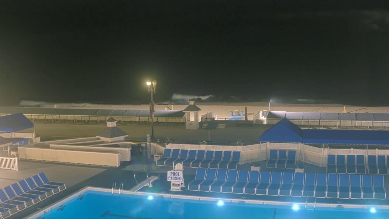 Long Branch Beach towards Northeast from Promenade Beach Club Live Cam - Long Branch, Monmouth, New Jersey, USA