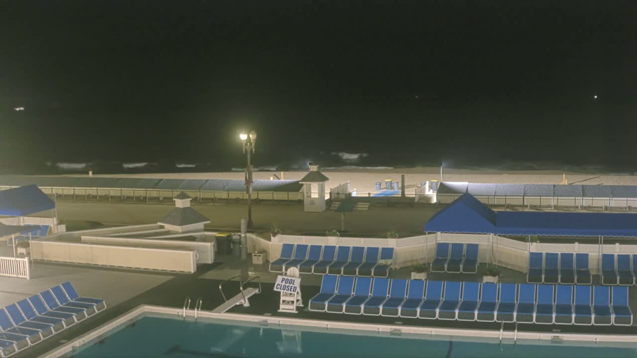 Long Branch Beach towards Northeast from Promenade Beach Club Live Cam - Long Branch, Monmouth, New Jersey, USA
