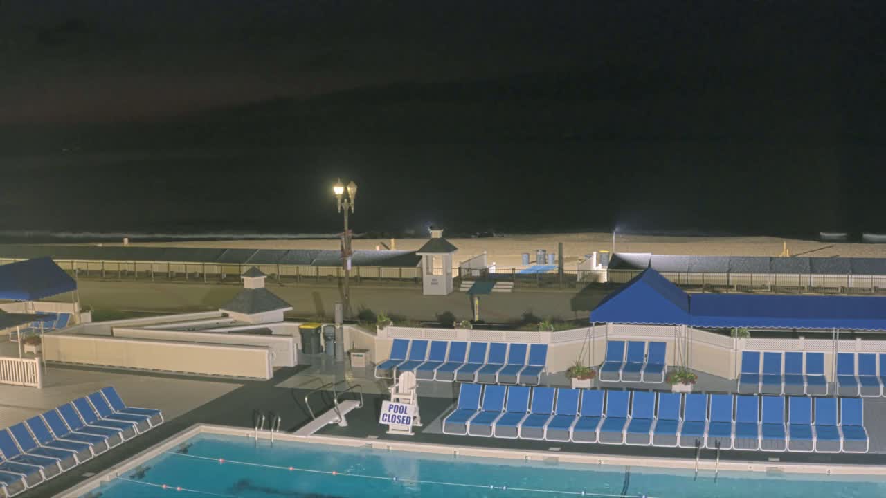Long Branch Beach towards Northeast from Promenade Beach Club Live Cam - Long Branch, Monmouth, New Jersey, USA