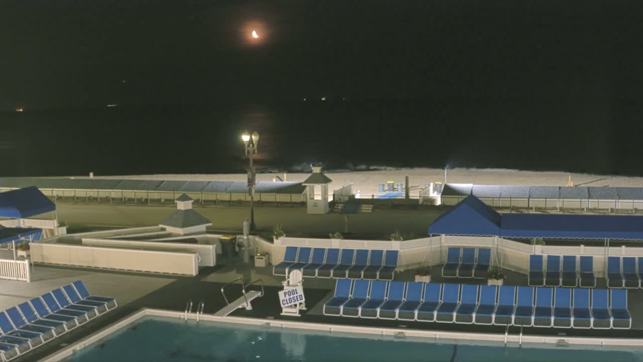 Long Branch Beach towards Northeast from Promenade Beach Club Live Cam - Long Branch, Monmouth, New Jersey, USA