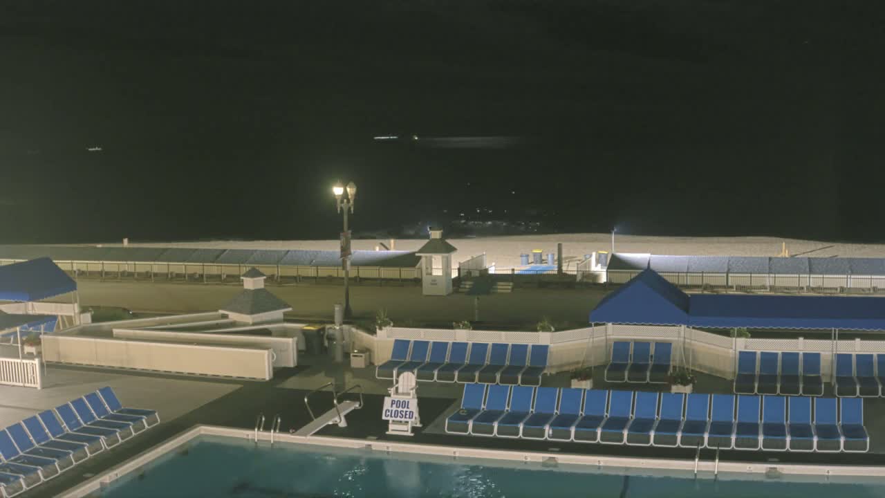 Long Branch Beach towards Northeast from Promenade Beach Club Live Cam - Long Branch, Monmouth, New Jersey, USA