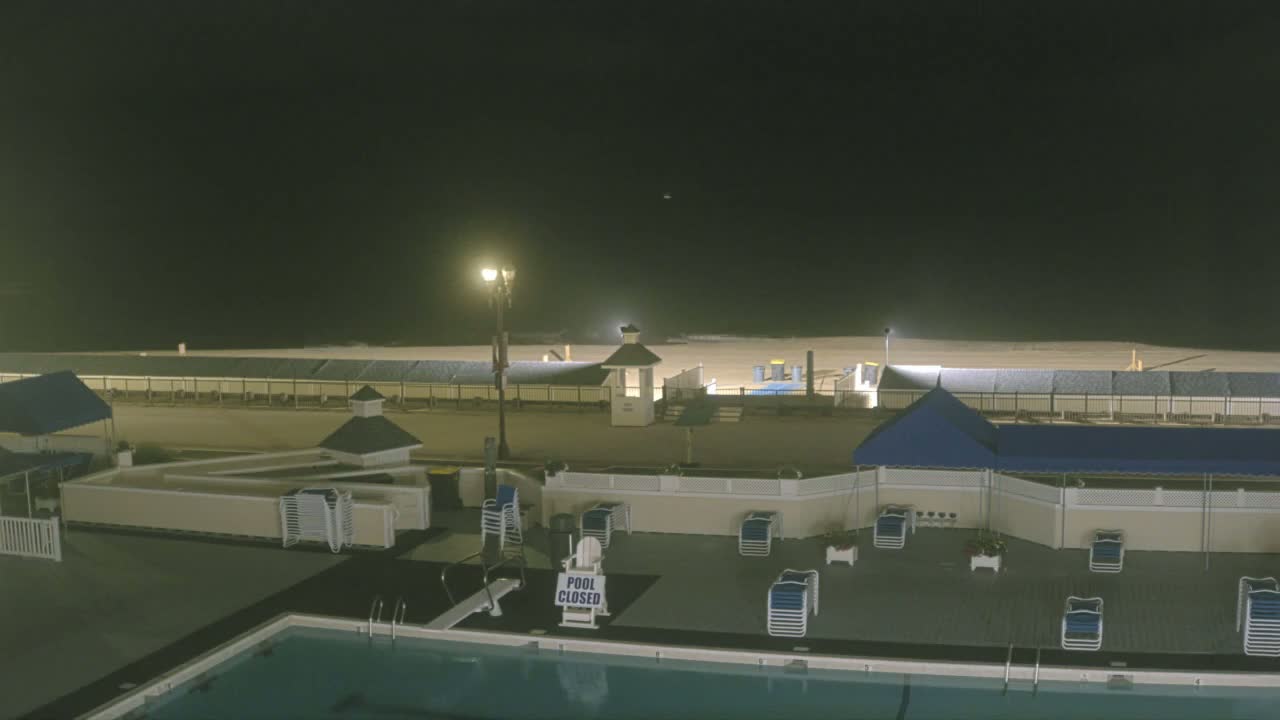 Long Branch Beach towards Northeast from Promenade Beach Club Live Cam - Long Branch, Monmouth, New Jersey, USA