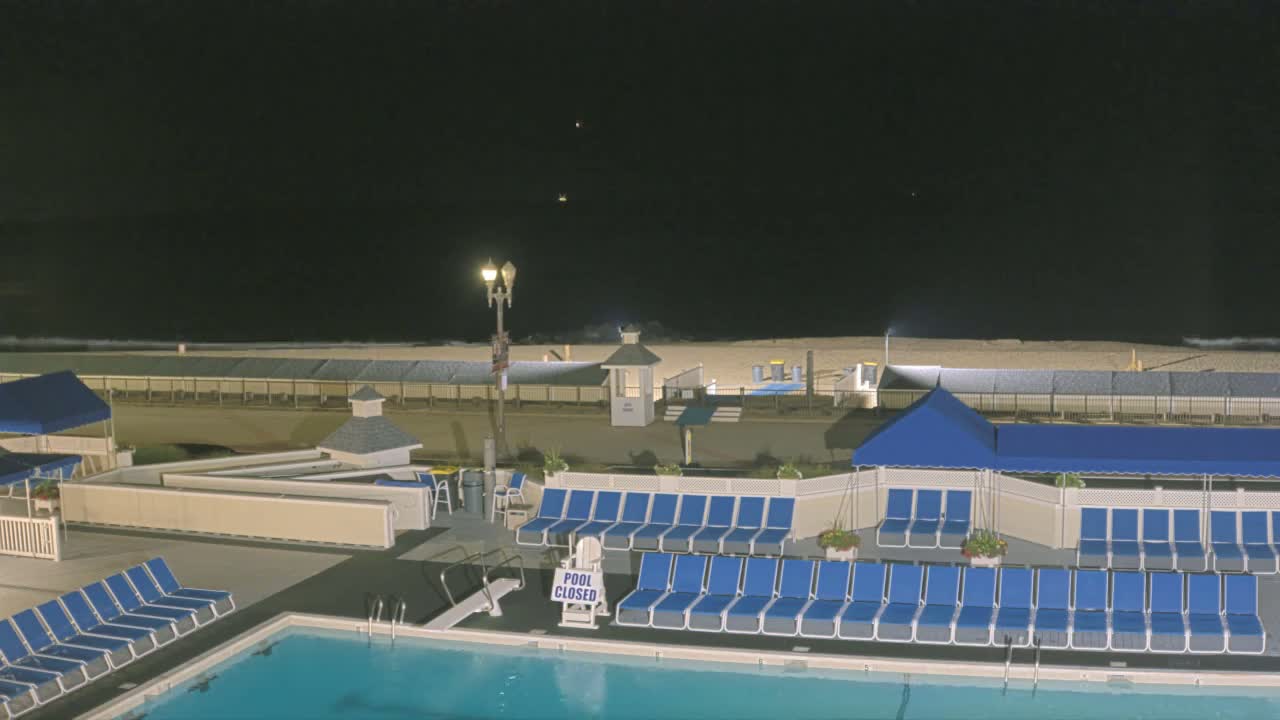 Long Branch Beach towards Northeast from Promenade Beach Club Live Cam - Long Branch, Monmouth, New Jersey, USA