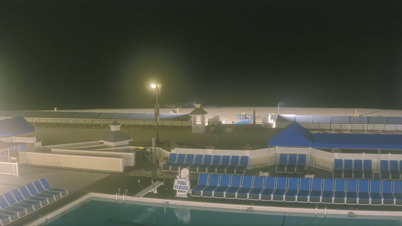 Long Branch Beach towards Northeast from Promenade Beach Club Live Cam - Long Branch, Monmouth, New Jersey, USA