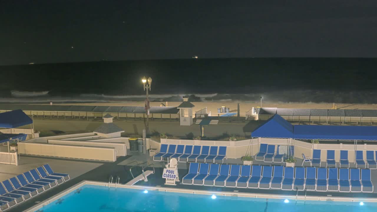 Long Branch Beach towards Northeast from Promenade Beach Club Live Cam - Long Branch, Monmouth, New Jersey, USA