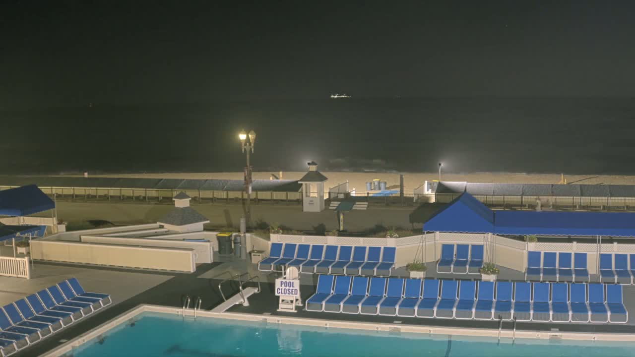 Long Branch Beach towards Northeast from Promenade Beach Club Live Cam - Long Branch, Monmouth, New Jersey, USA