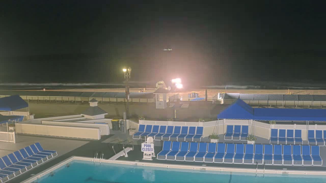 Long Branch Beach towards Northeast from Promenade Beach Club Live Cam - Long Branch, Monmouth, New Jersey, USA