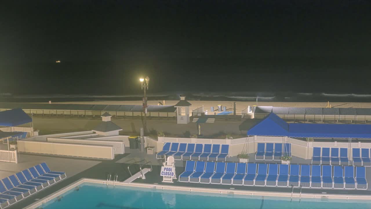 Long Branch Beach towards Northeast from Promenade Beach Club Live Cam - Long Branch, Monmouth, New Jersey, USA