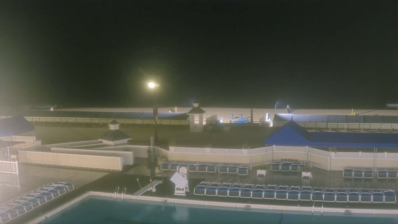 Long Branch Beach towards Northeast from Promenade Beach Club Live Cam - Long Branch, Monmouth, New Jersey, USA