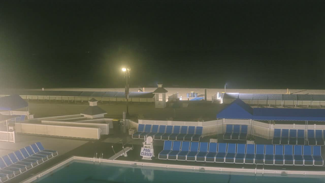 Long Branch Beach towards Northeast from Promenade Beach Club Live Cam - Long Branch, Monmouth, New Jersey, USA