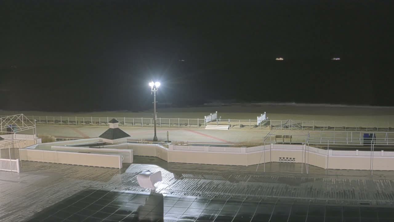 Long Branch Beach towards Northeast from Promenade Beach Club Live Cam - Long Branch, Monmouth, New Jersey, USA