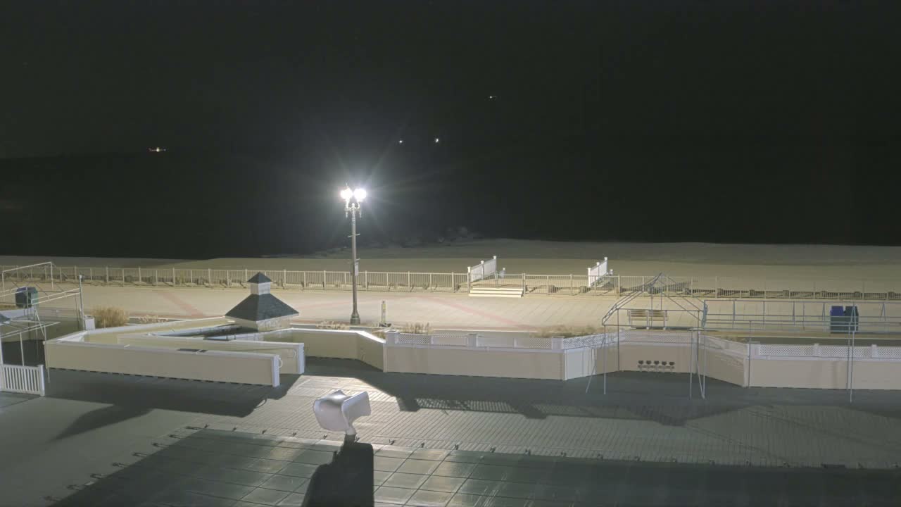 Long Branch Beach towards Northeast from Promenade Beach Club Live Cam - Long Branch, Monmouth, New Jersey, USA