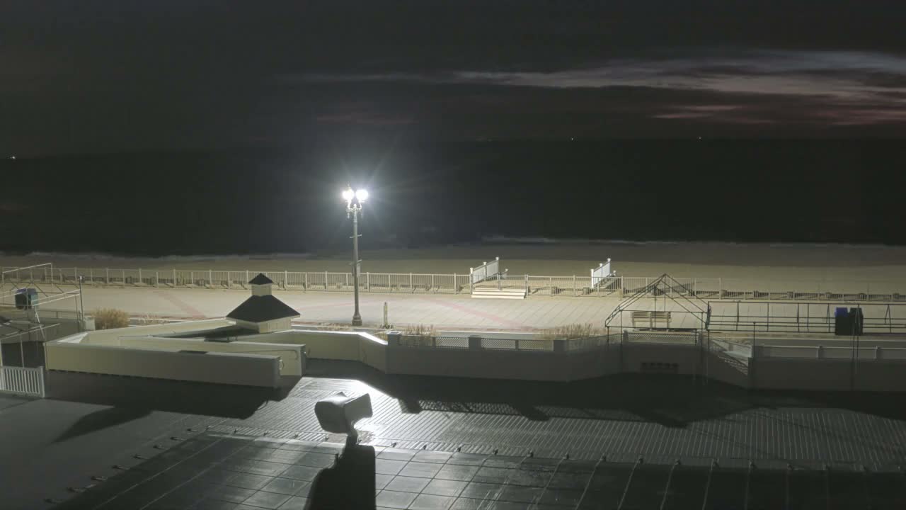 Long Branch Beach towards Northeast from Promenade Beach Club Live Cam - Long Branch, Monmouth, New Jersey, USA